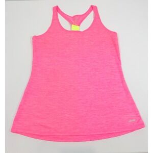 Avia Womens Neon Pink Space Dye Racerback Workout Tank Top Small RN2W019